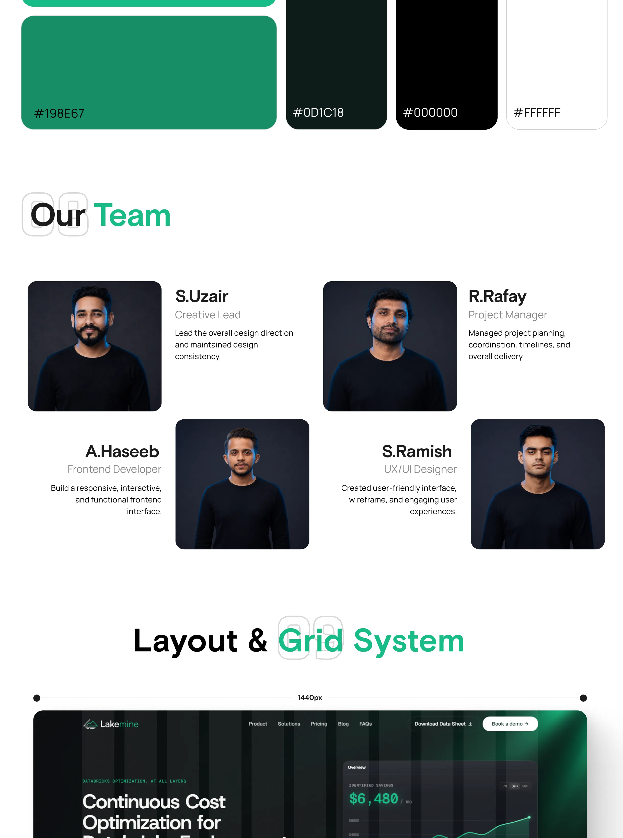 Lakemine case study, continued