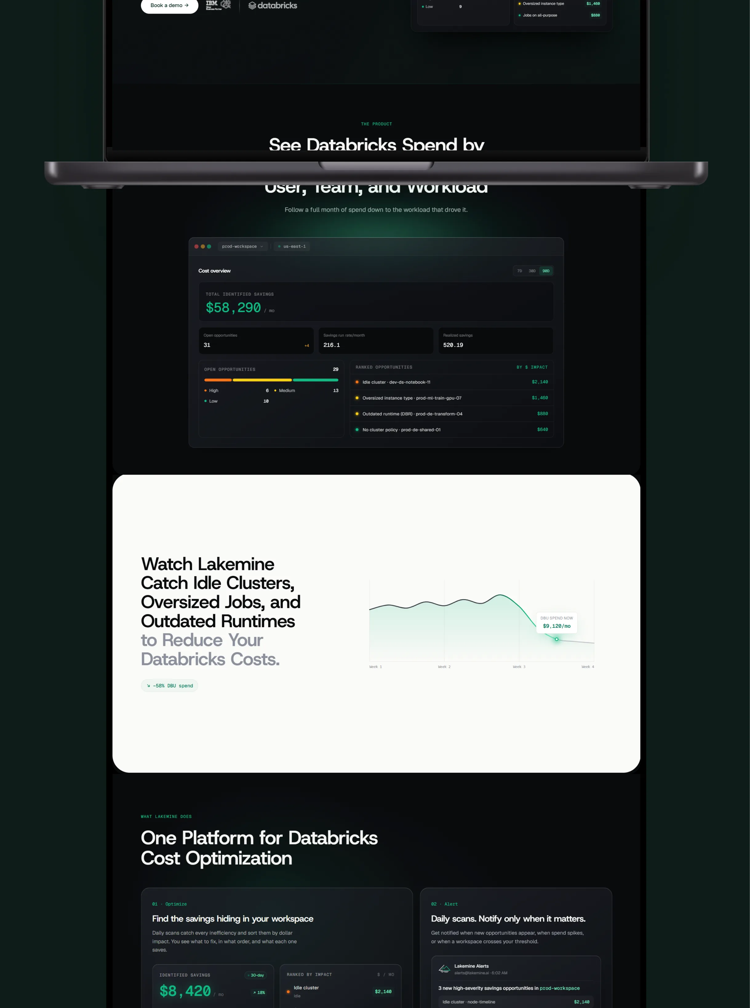 Lakemine case study, continued