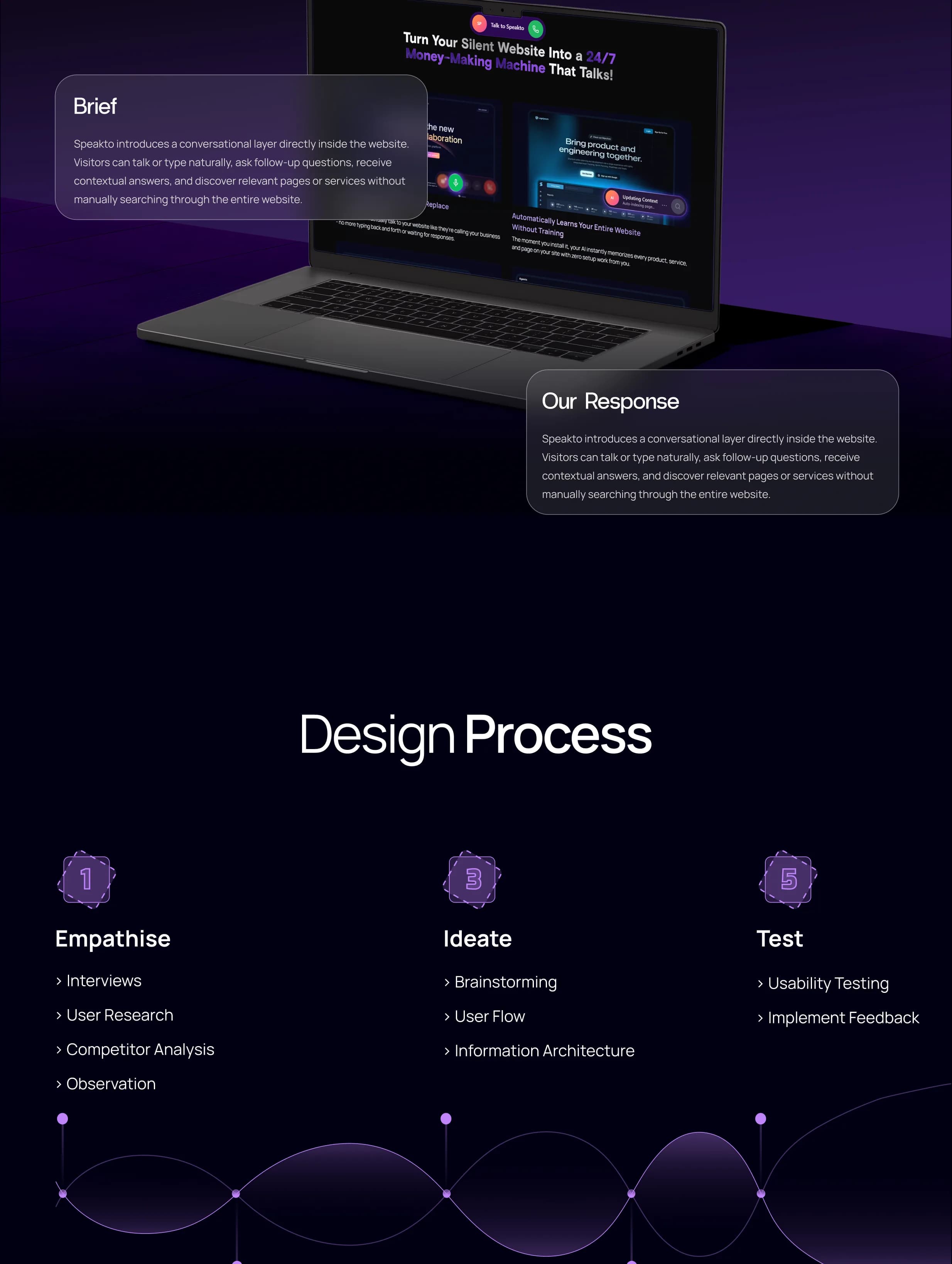 Speakto case study, continued
